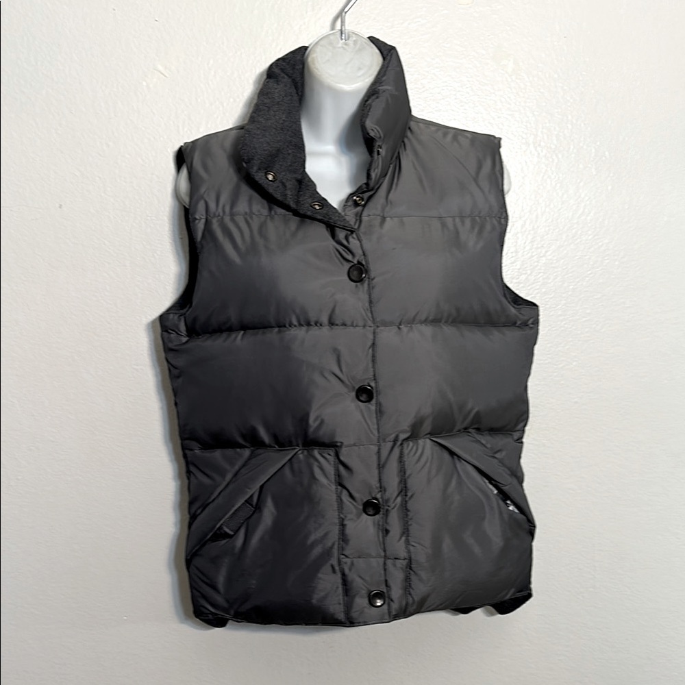 Women's Grey Puffer Vest